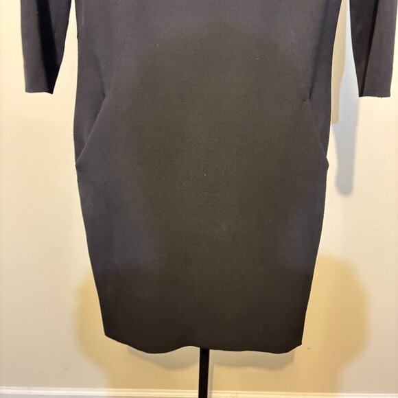 MM Lafleur Etsuko Recycled WonderTex Black Sheath Dress - Picture 10 of 16
